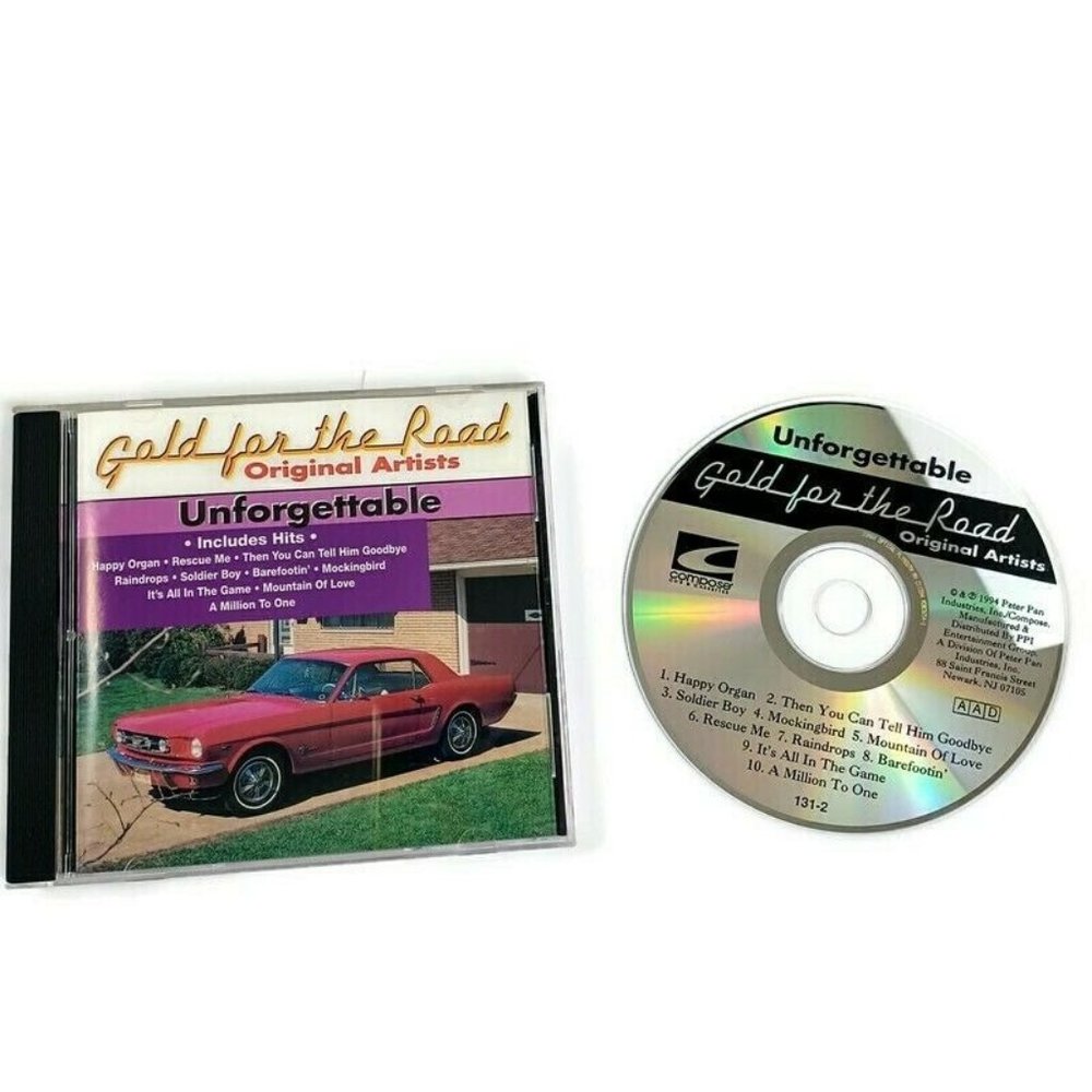 Gold For The Road CD Original Artists Unforgettable*MINOR WEAR